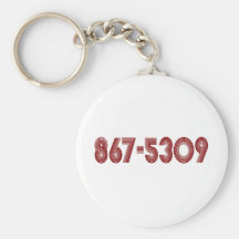 867-5309 KEYCHAIN