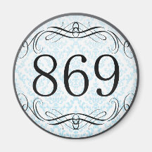 869 Area Code Magnet