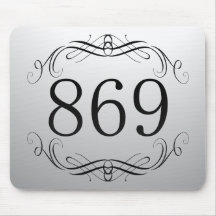 869 Area Code Mousepad