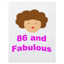 86 and Fabulous! Full Color Flyer