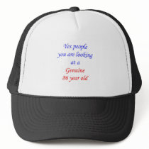 86  Genuine 86 Year Old Trucker Hat