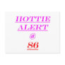 86 Hottie Alert Postcard