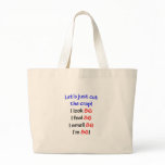 86  Let's cut the crap Canvas Bag