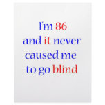 86 never gone blind personalized letterhead