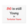 86 Tortoise Years Postcard