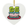 86 Year Old Birthday Cake Ornament