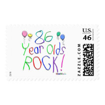 86 Year Olds Rock ! Postage Stamp