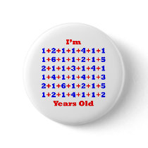 86 Years old! Pinback Buttons