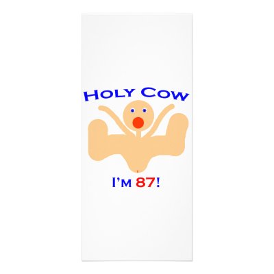 87 Holy Cow! Rack Card Template by oddballbirthdays7