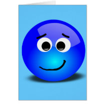 88-Free-3D-Apprehensive-Smiley-Face-Clipart-Illust Greeting Card