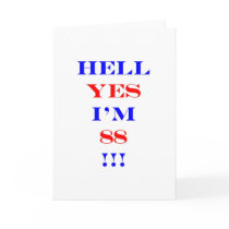 88 Hell yes! Card