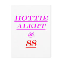 88 Hottie Alert Postcards