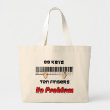 88 Keys Tote Bag