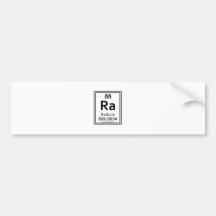 88 Radium Bumper Sticker