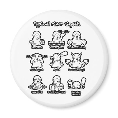 88_River_signals2 Fridge Magnets by kayakcapers