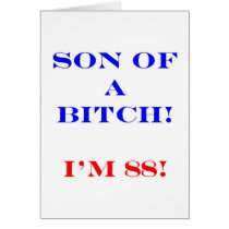 88 Son of a Bitch Greeting Cards