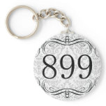 899 Area Code Key Chain