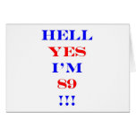 89 Hell yes! Card