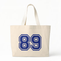 89 - number tote bags