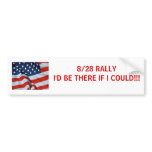 8/28 RALLY Bumper Sticker