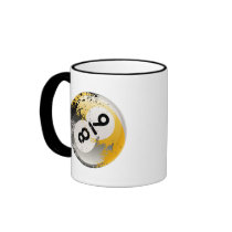 8 & 9 Ball Collage Mug