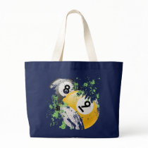 8 AND 9 BILLIARD BALLS CANVAS BAG