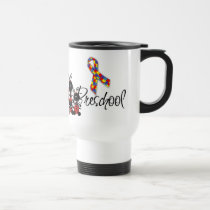 mug, cup, autism, awareness, coffee, abc, school, teacher, gift, children, Mug with custom graphic design