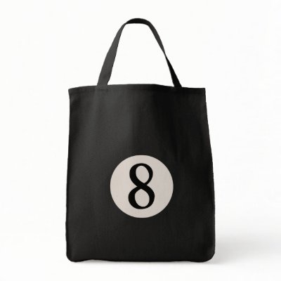8-Ball 8 Canvas Bag by kbilltv