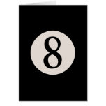 8-Ball 8 Greeting Cards