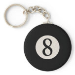 8-Ball 8 Key Chains