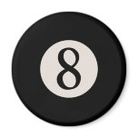 8-Ball 8 Refrigerator Magnet