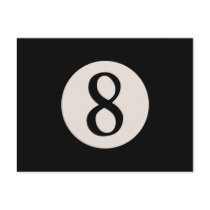 8-Ball 8 Postcard