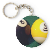 8-Ball 9-Ball Keychains