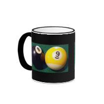 8-Ball 9-Ball Coffee Mugs