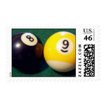 8-Ball 9-Ball Stamp