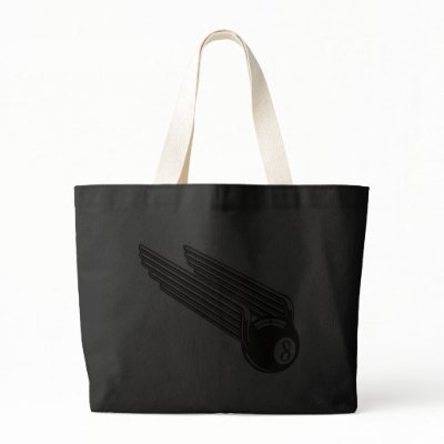 8-Ball - Aero Wings Tote Bag by kbilltv