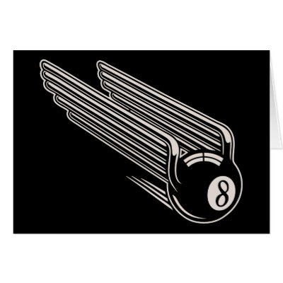 8-Ball - Aero Wings Cards by kbilltv