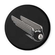 8-Ball - Aero Wings Magnets