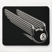 8-Ball - Aero Wings Mouse Pad