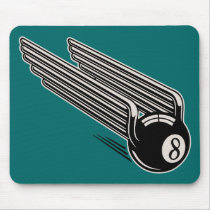 8-Ball - Aero Wings Mousepad