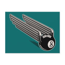 8-Ball - Aero Wings Post Card