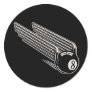 8-Ball - Aero Wings Round Sticker