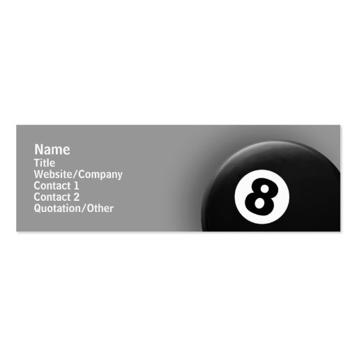 8 Ball Business Cards
