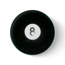 8 Ball Pinback Button