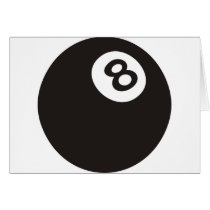 8 Ball Greeting Cards