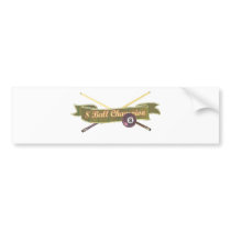 8 Ball Champion Bumper Sticker