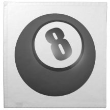 8 Ball Cloth Napkin