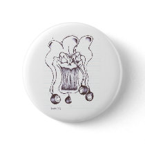 8 Ball Clown Buttons