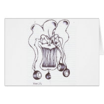 8 Ball Clown Cards