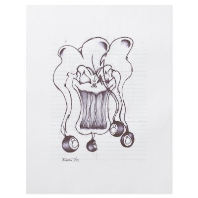 8 Ball Clown Full Color Flyer by digitalshirts